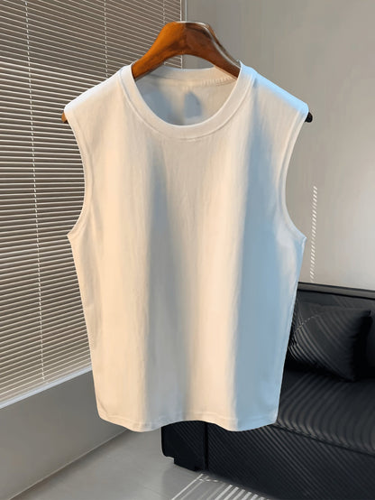 Herren Basic Muskelshirt Ärmellos – Lockeres Freizeit-Tanktop für Sport & Alltag