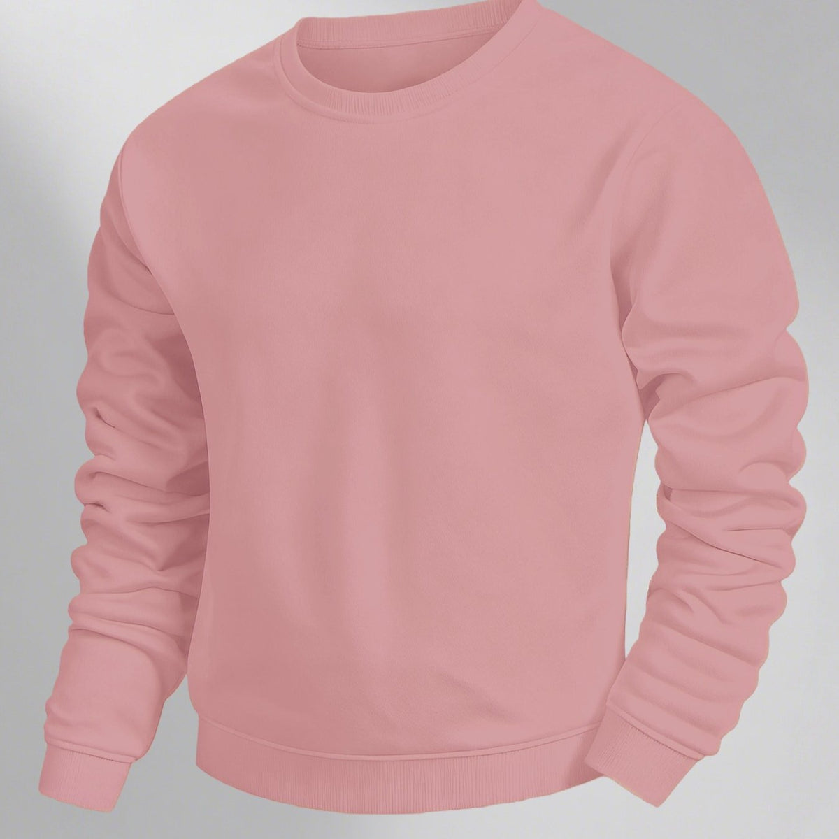 Herren Basic Rundhals Sweatshirt – Klassischer Look für Alltag & Freizeit