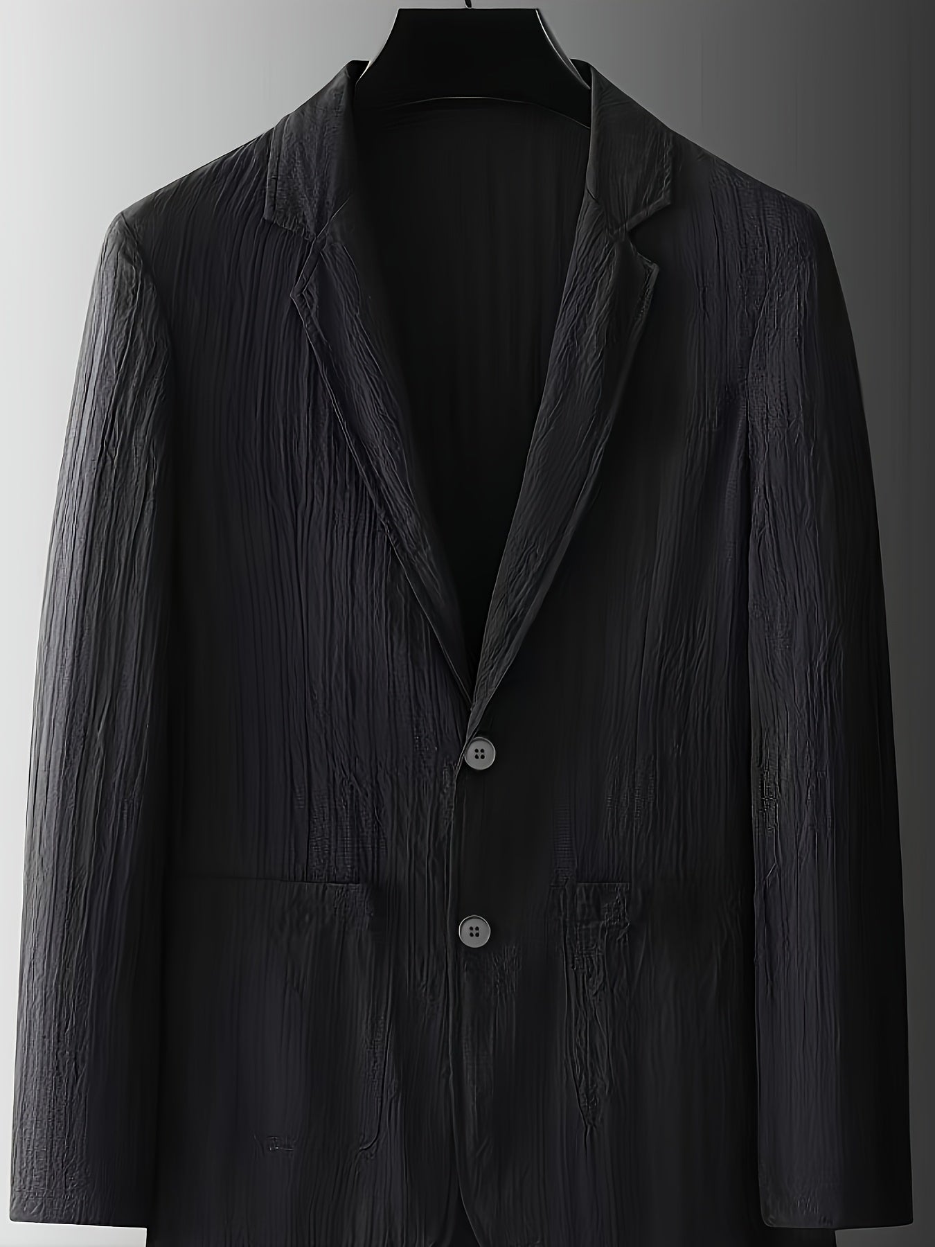 Herren Anzugjacke im modernen Streifen-Design – Eleganter Freizeit-Look für Frühling und Sommer