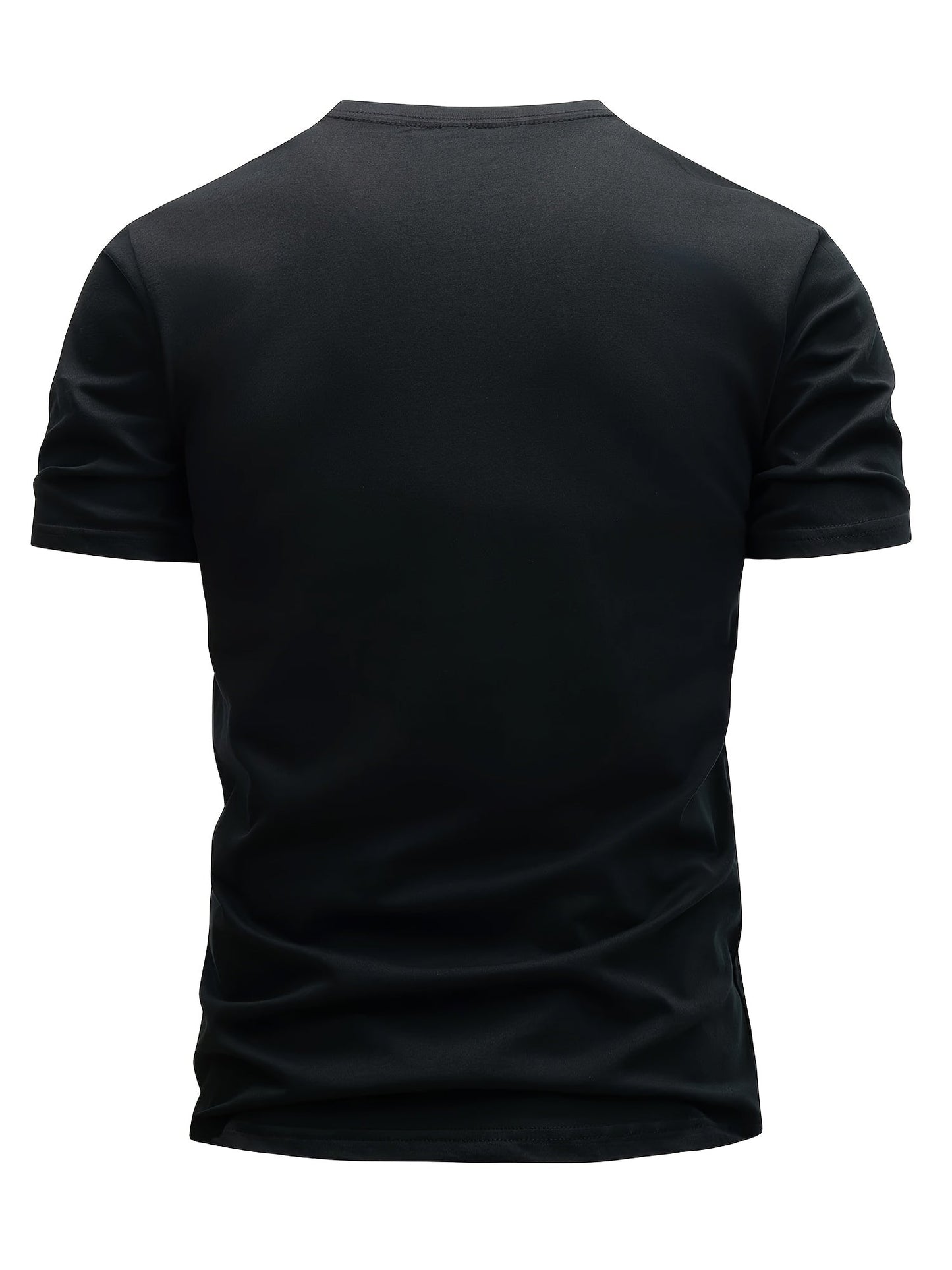 Herren T-Shirt 3er Set – Modernes Paris Print Design, Rundhals, Alltag & Freizeit