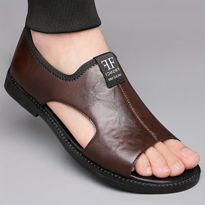 Herren Business-Sandale Offene Loafer Eleganter Freizeitstil