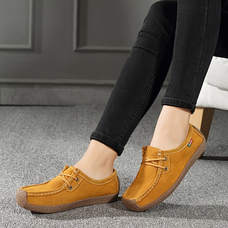 Damen Freizeitschuhe – Bequeme Mokassin-Slipper im Casual-Stil für Alltag und Büro