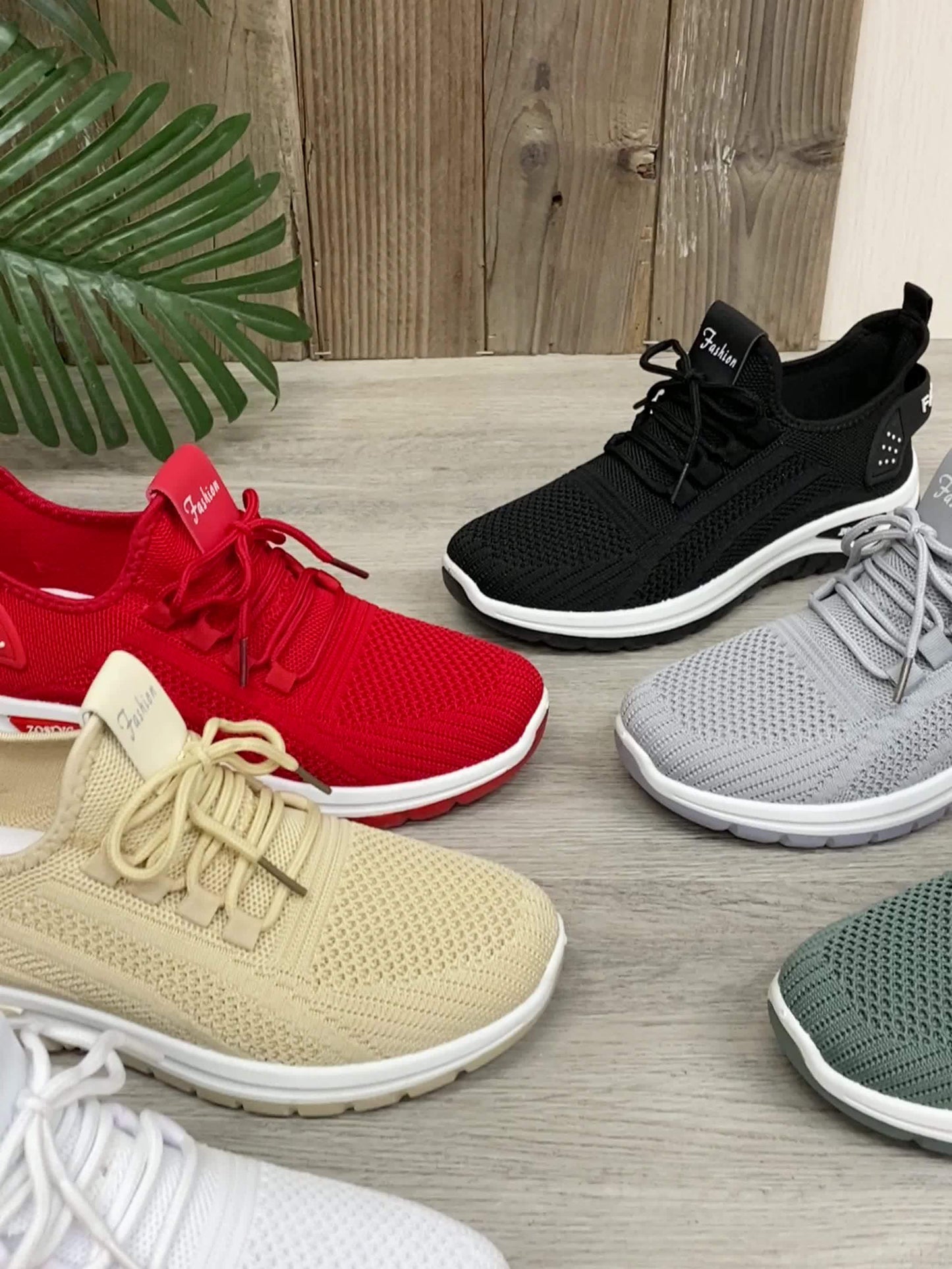 Damen Komfort-Sneaker für Freizeit & Sport – Atmungsaktive Low-Top Schuhe