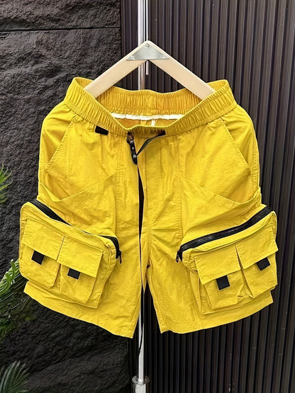 Herren Utility Cargo Shorts mit großen Taschen – Streetwear & Outdoor Style