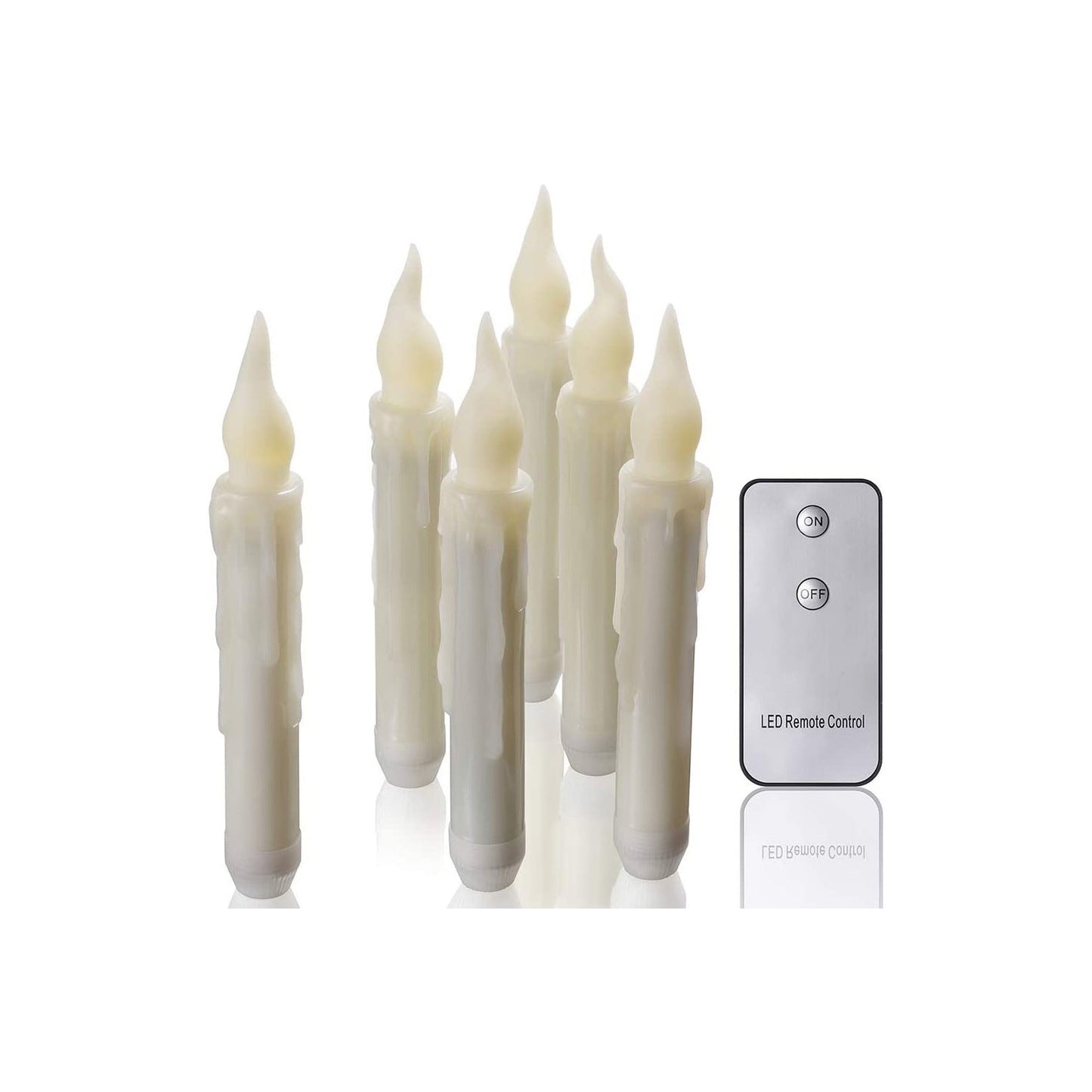 Halloween Zauberkerzen Set mit Fernbedienung – Schwebende LED Kerzen für magische Dekoration und Party