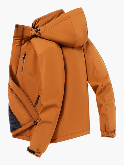 Herren Outdoor Funktionsjacke mit Kapuze – Sportliche Wanderjacke für jedes Wetter