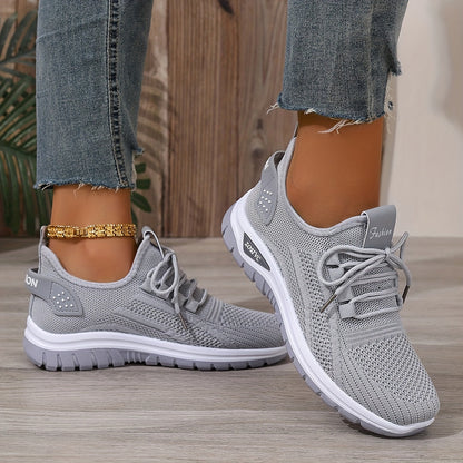 Damen Komfort-Sneaker für Freizeit & Sport – Atmungsaktive Low-Top Schuhe