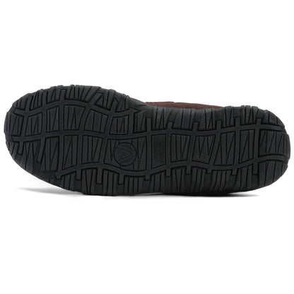 Herren Hausschuhe Mokka-Stil mit Plüschfutter in Braun, Beige, Schwarz