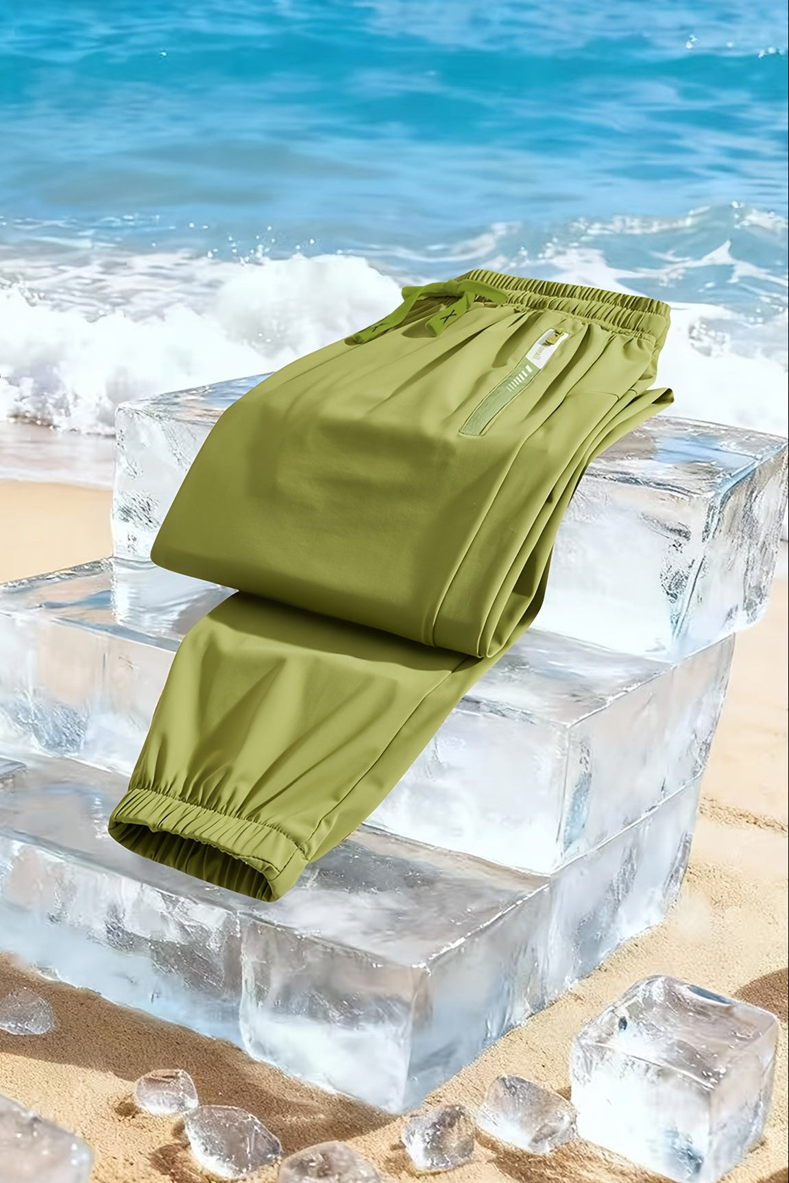 Herren Jogginghose Leicht Sommer Stil Strand Freizeit