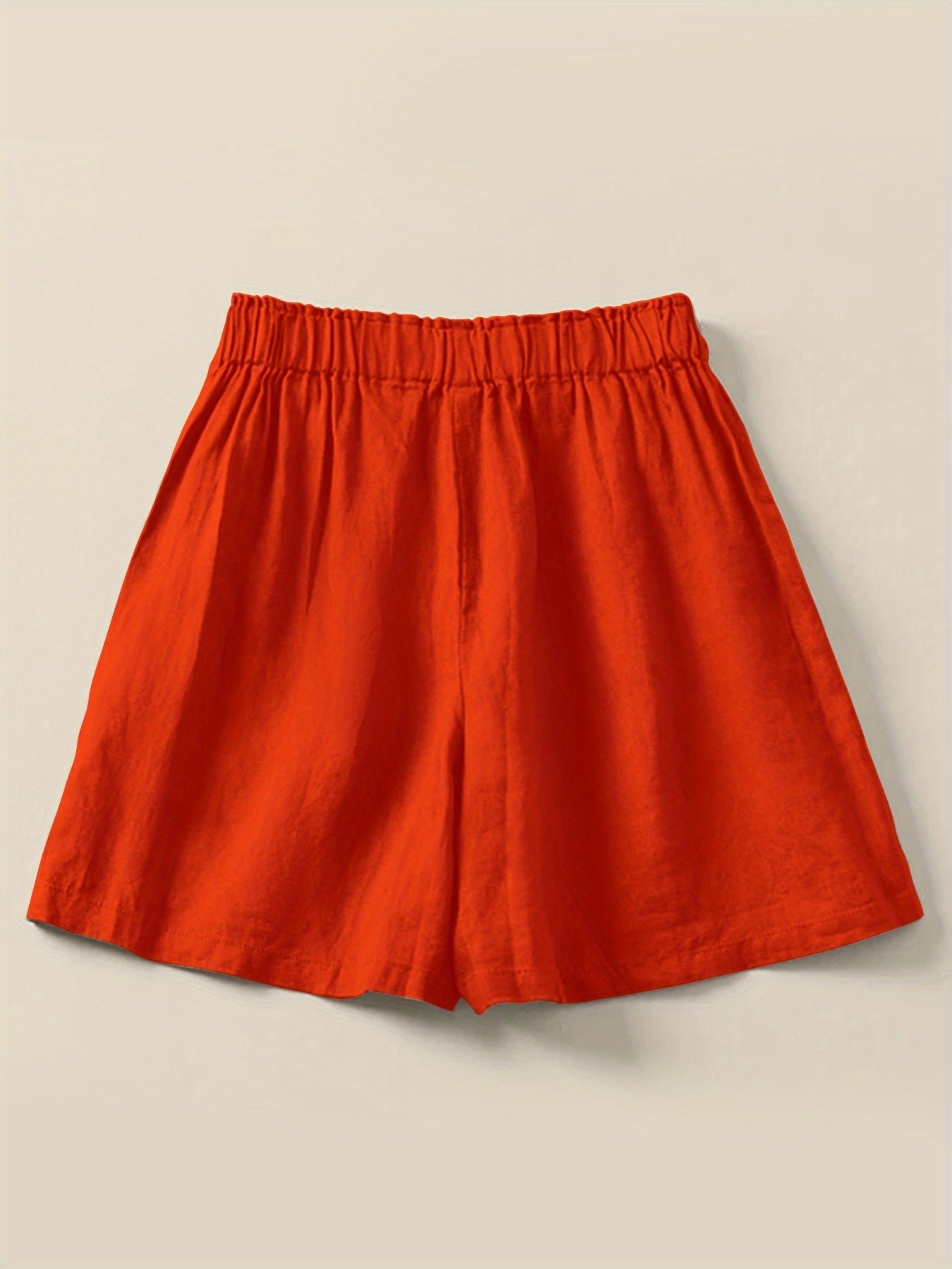 Damen Weite Freizeithose Shorts – Elegante High-Waist Culottes für Alltag und Büro