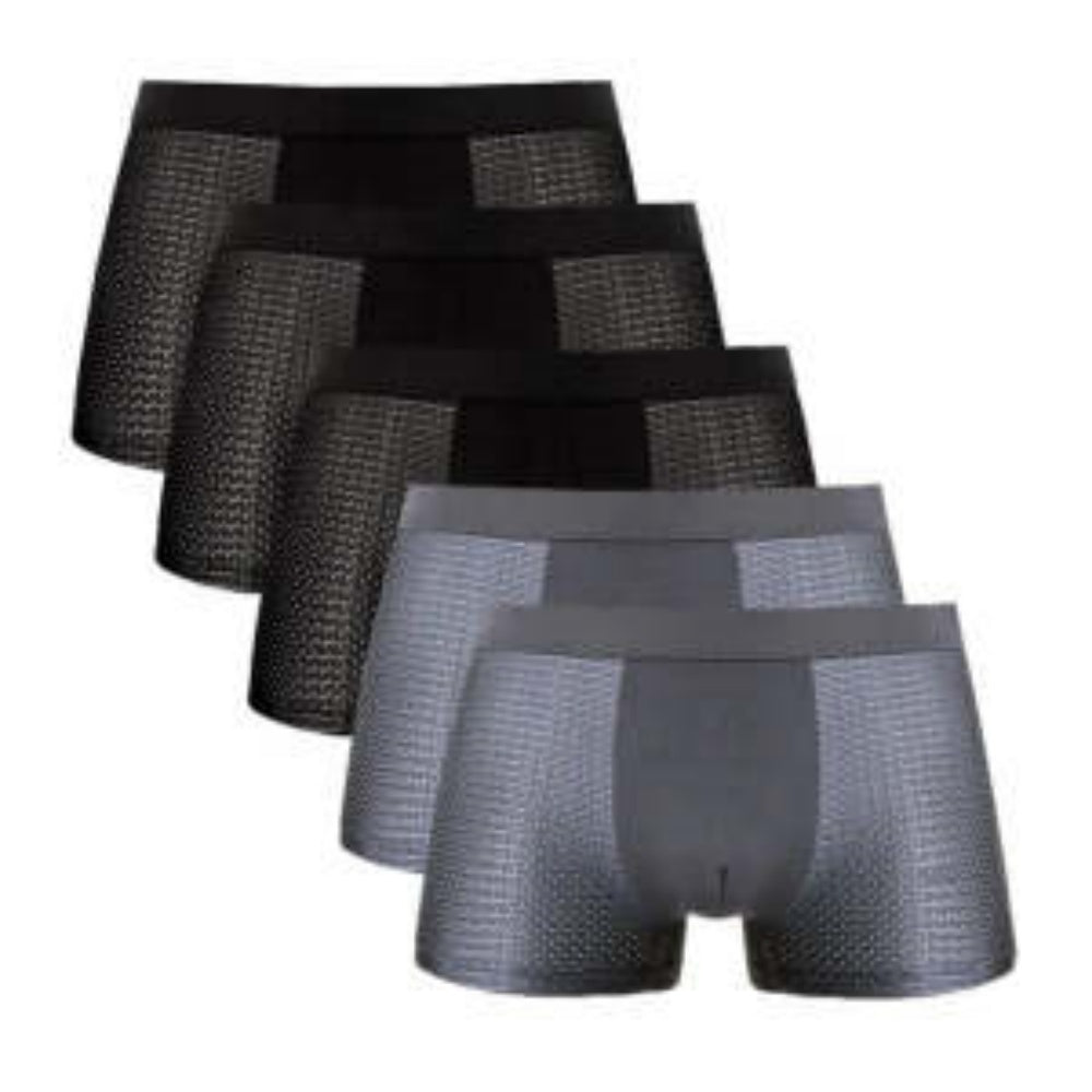 Atmungsaktive Herren-Boxershorts mit elastischem Bund – nahtlose, bequeme Trunk Fit Unterwäsche für den Alltag