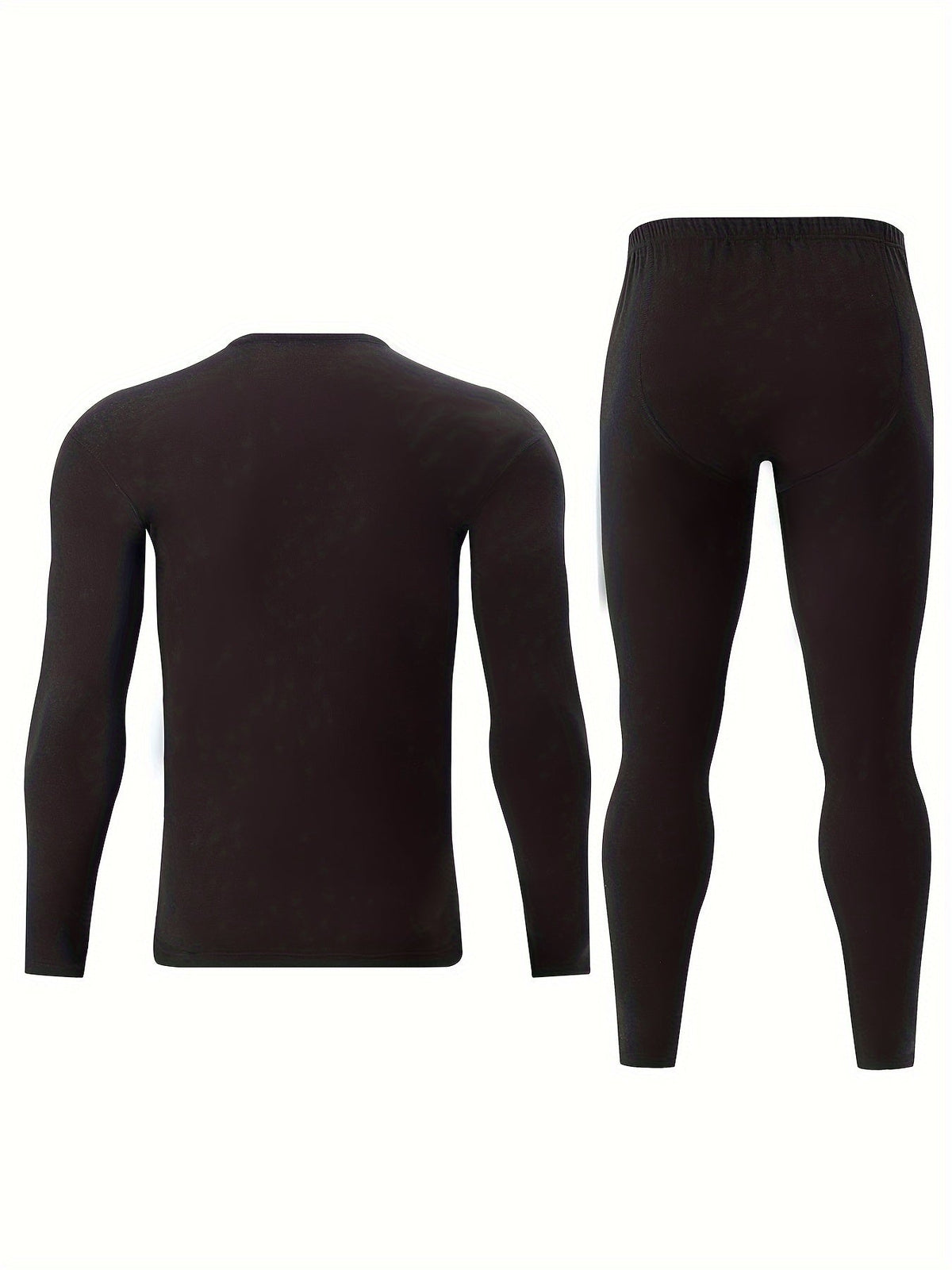 Thermo Unterwäsche Set Herren 2-teilig Langarmshirt & lange Unterhose Basic Warm