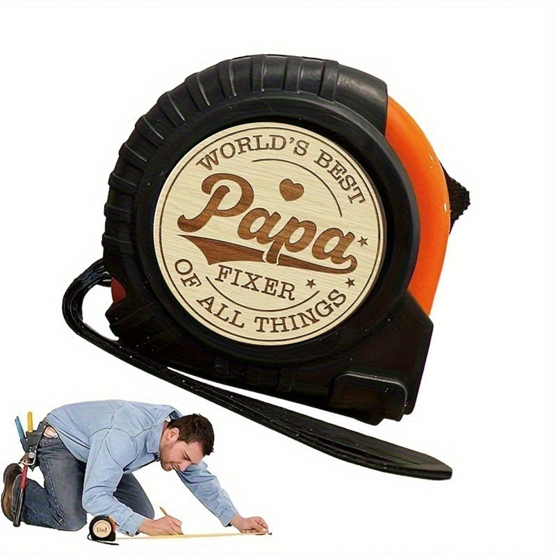 Vatergeschenk Maßband – Vintage Stil, Papa "Bester Alleskönner" – Vatertag Werkzeug für Männer