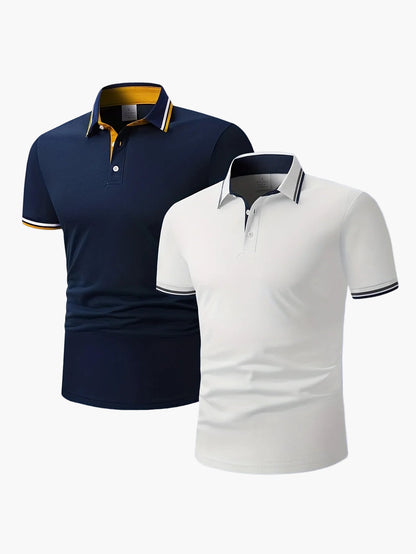 Herren Poloshirt 2er-Pack – Klassischer Casual Style für Alltag und Freizeit
