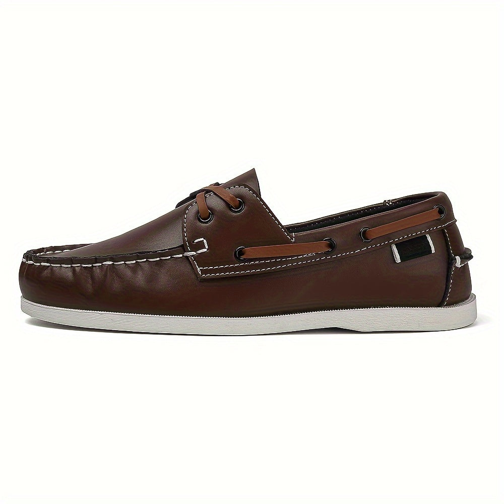 Herren Bootsschuhe im klassischen Freizeit-Look – Elegante Slipper für Alltag und Freizeit