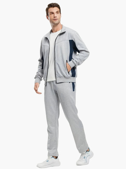 Herren Trainingsanzug Set Sportlich Freizeit Jogginganzug