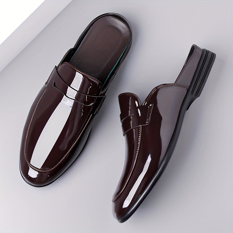Herren Elegante Backless Loafer – Business & Freizeit Slip-On Schuhe