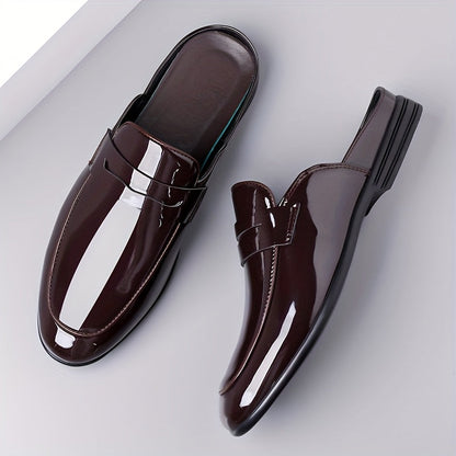 Herren Elegante Backless Loafer – Business & Freizeit Slip-On Schuhe
