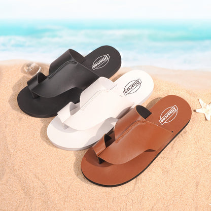 Herren Vintage Zehentrenner Sandalen – Bequeme Sommerschuhe für Freizeit & Strand