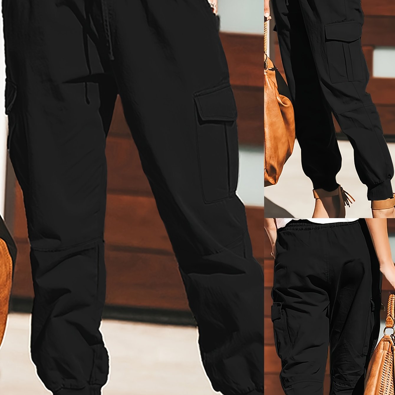 Damen Utility Joggerhose mit Cargo-Taschen – Lässiger Alltag & Freizeitstyle