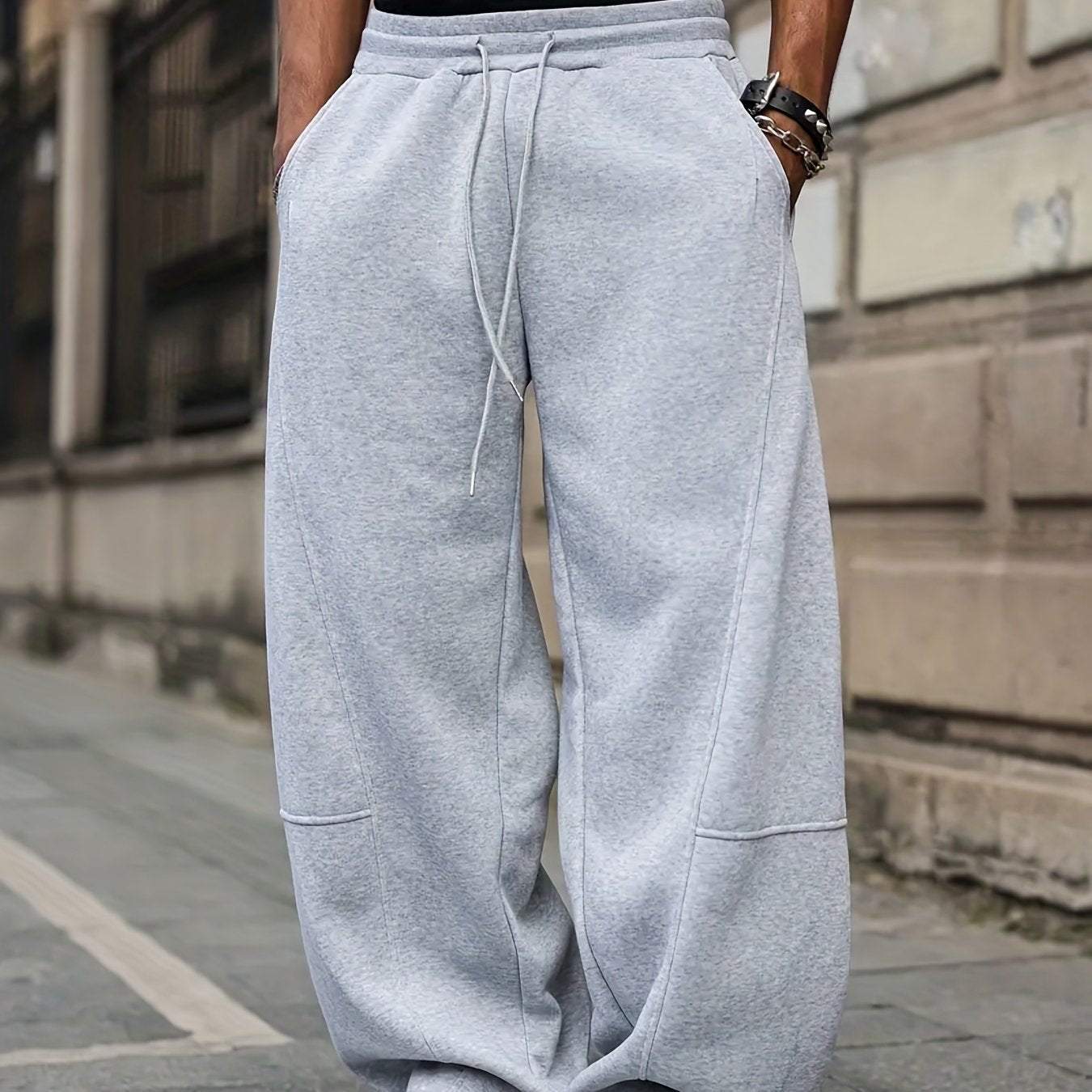Herren Weite Jogginghose mit modernem Streetstyle-Look und Komfort