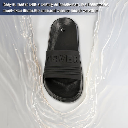 Herren Badelatschen mit Logo-Prägung – Bequeme Slides für Freizeit & Pool