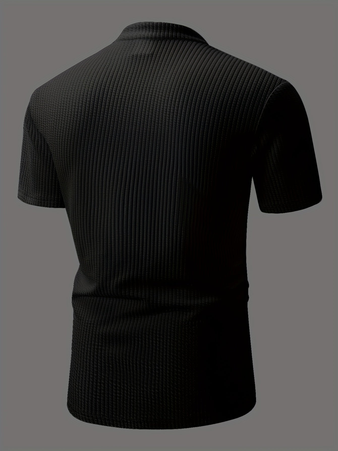 Herren Poloshirt mit Stehkragen und Knopfleiste – Modernes Freizeit- und Business-Oberteil
