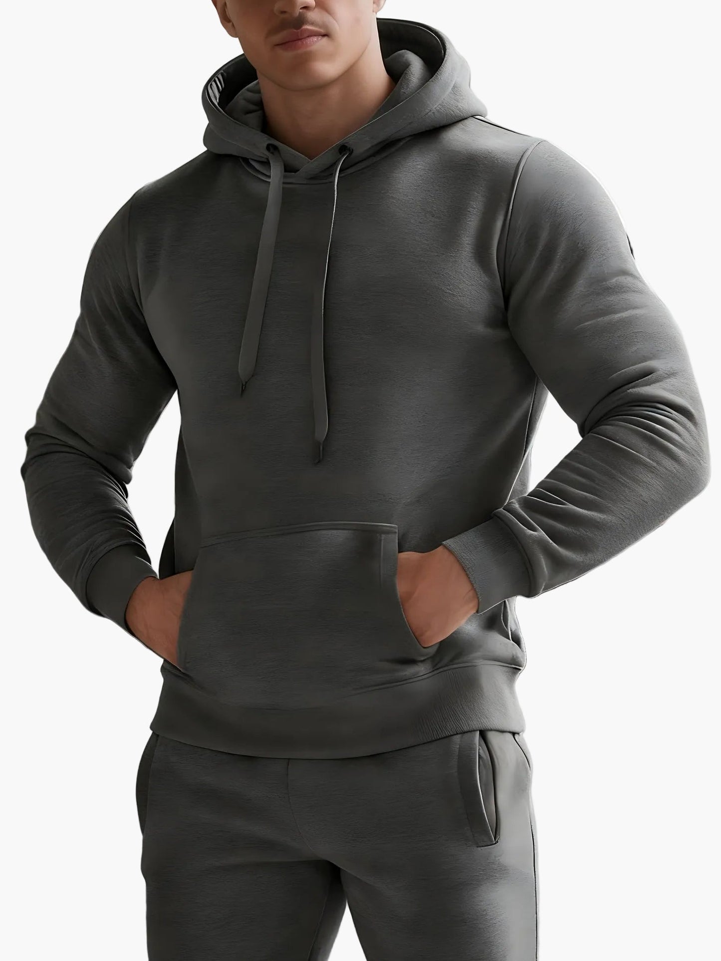 Herren Hoodie Trainingsanzug Set – Athleisure Freizeit & Sport Regular Fit