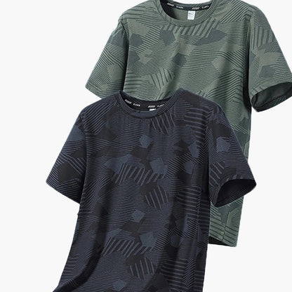 Herren Freizeit T-Shirt Set – Atmungsaktive Kurzarmshirts für Alltag und Sport