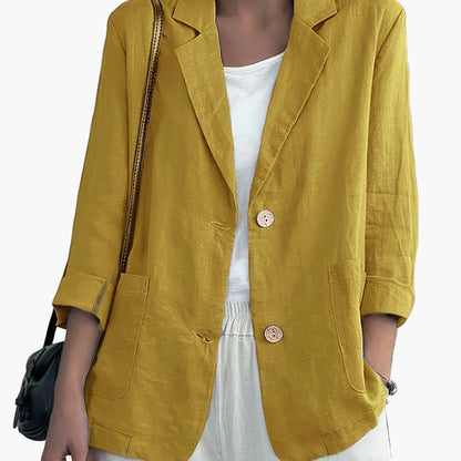 Damen Blazer im lässigen Business-Stil – Eleganter Freizeit-Jacke für Büro und Alltag