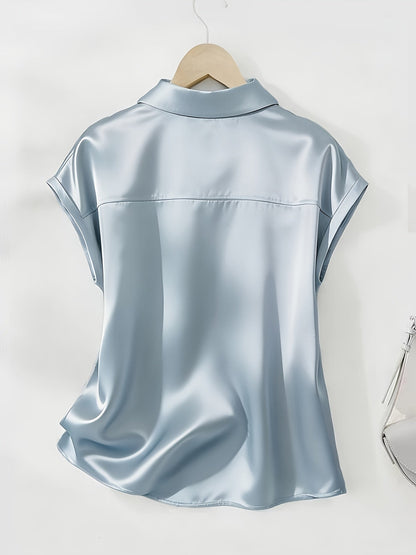 Damen Bluse mit Kragen und Knopfleiste – Eleganter, Zeitloser Stil für Büro und Freizeit