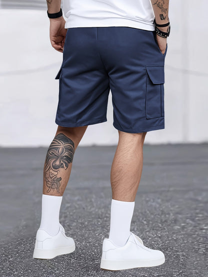 Herren Cargo Shorts Freizeit Streetwear mit Tasche – Lässige Sommer Bermuda für Alltag und Sport