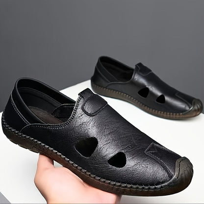 Herren Bequeme Sommer-Slipper mit Cut-Outs für Alltag & Freizeit