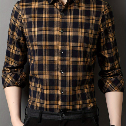 Herren Modernes Karohemd – Eleganter Freizeit- und Business-Look