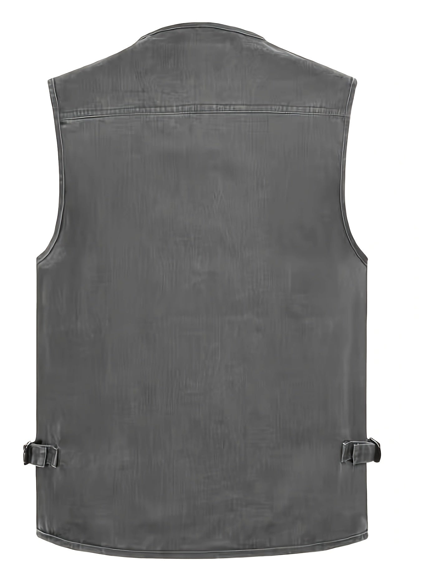 Herren Outdoor Freizeit Weste mit vielen Taschen – Angler-, Reise- & Fotografie-Weste, Utility Style