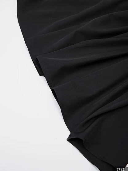 Damen Elegantes Abendkleid mit Gürtel – Ärmellos, Ballkleid-Stil, Perfekt für Feste & Anlässe