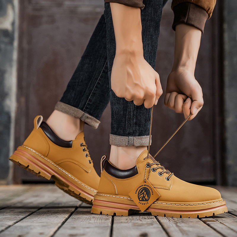 Herren Streetstyle Outdoor Schnürschuhe – Modische Freizeitschuhe für Alltag und Abenteuer