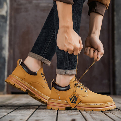 Herren Streetstyle Outdoor Schnürschuhe – Modische Freizeitschuhe für Alltag und Abenteuer