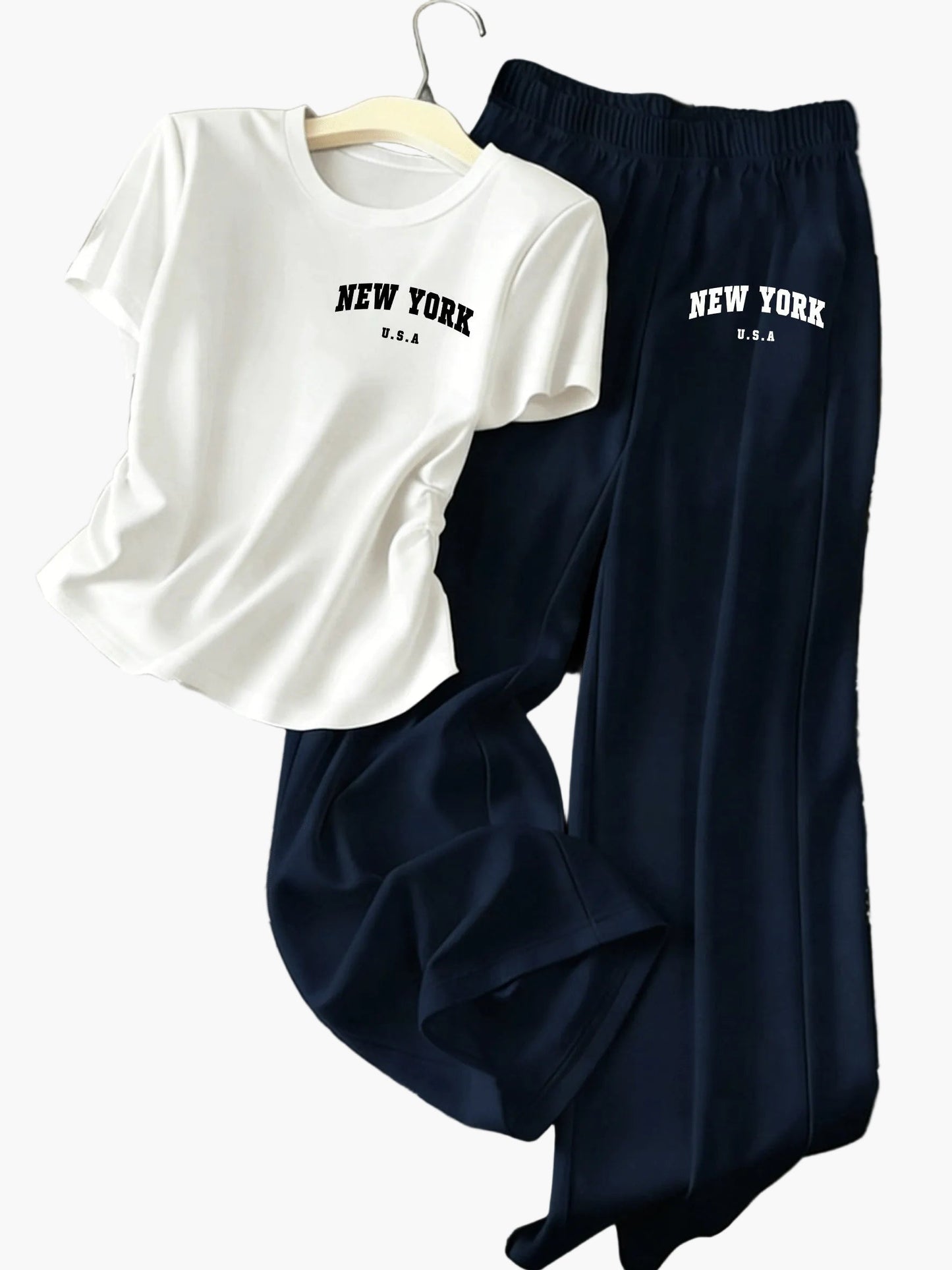 Damen Loungewear Set mit Schleifen-Detail – Zweiteiliges Freizeit-Outfit für entspannte Tage