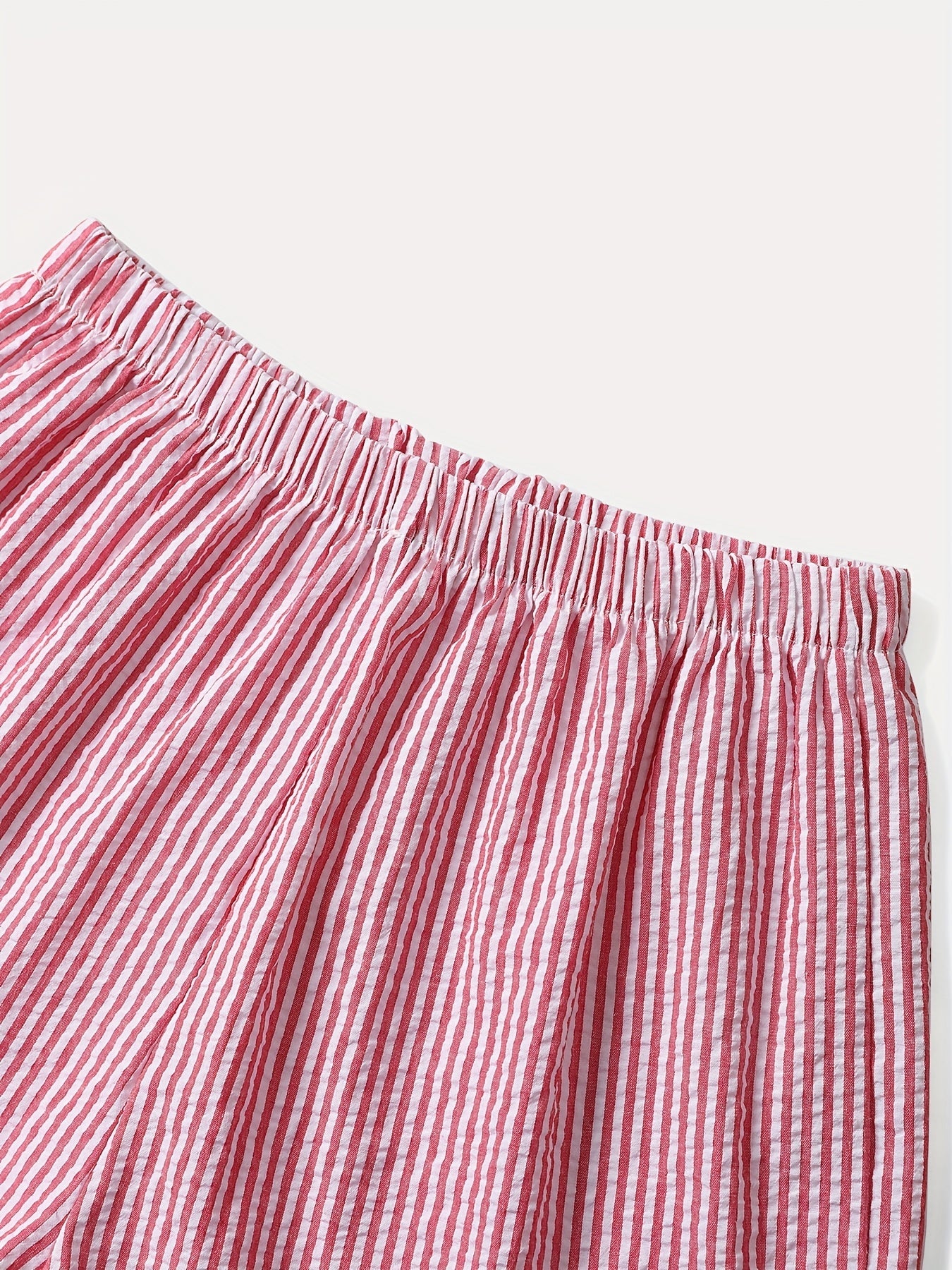 Damen Elegante Gestreifte Shorts für Alltag und Freizeit