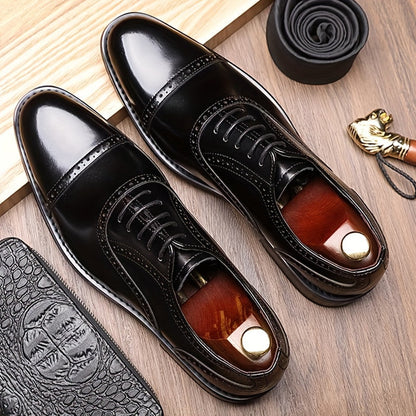 Herren Business Oxford-Schuhe – Klassische Eleganz für Büro & Anlass