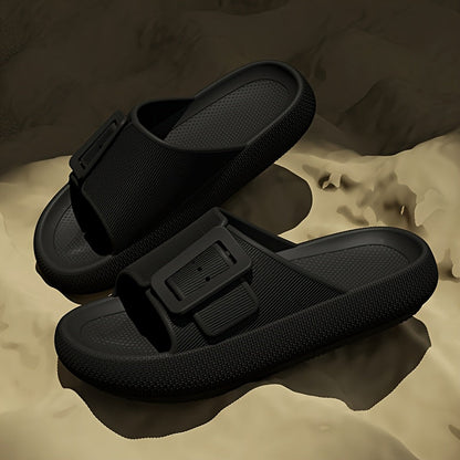 Damen Plateausandalen mit großer Schnalle – Modische Freizeitschuhe für Alltag & Relaxen