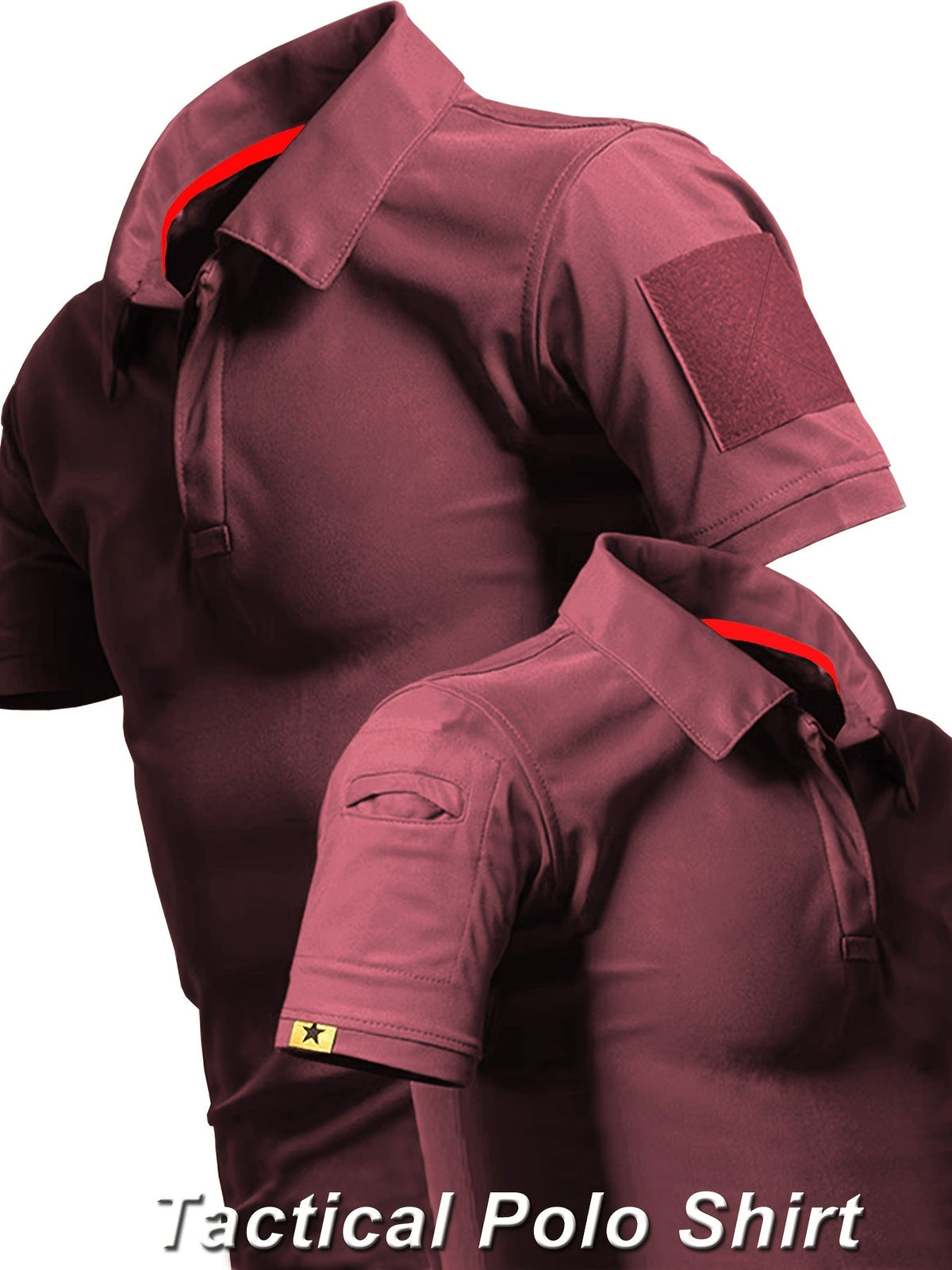 Herren Tactical Polo Shirt – Funktionelles Kurzarmshirt für Outdoor, Beruf & Sport