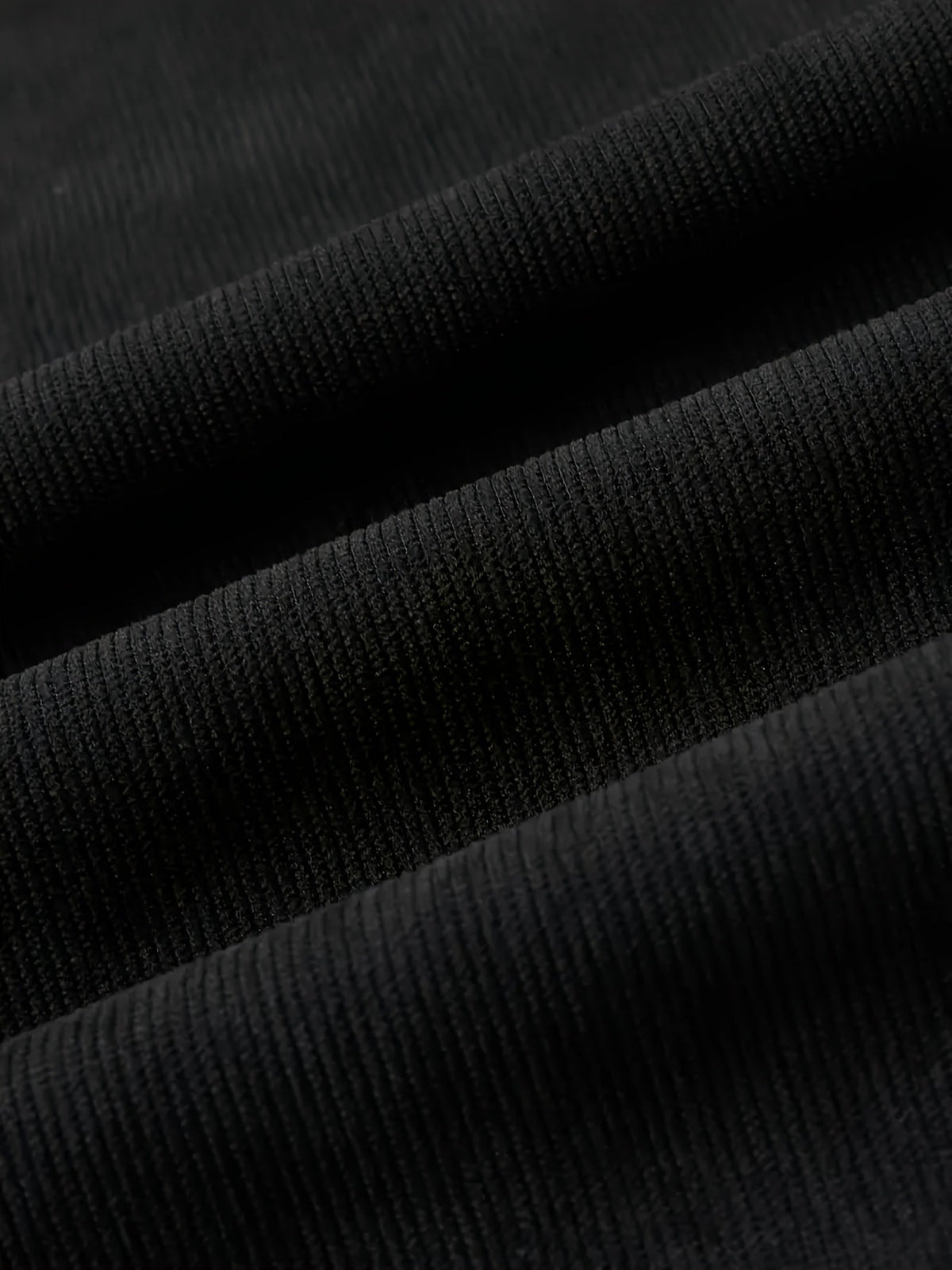 Cordhose Herren Winter warm gefüttert Jogginghose Schwarz