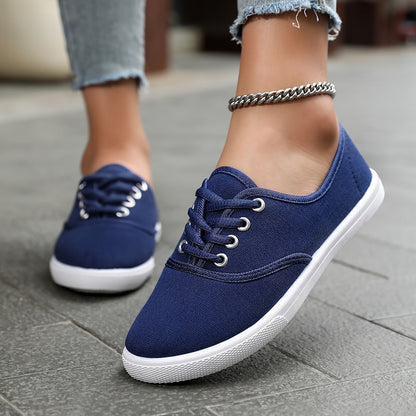 Damen Sneaker Low-Top Klassisch Freizeit Stil für Alltag und Stadtbummel
