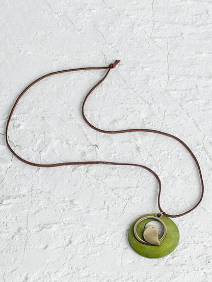 Unisex Retro Halskette mit Vogel-Anhänger für Vintage-Look und besondere Anlässe