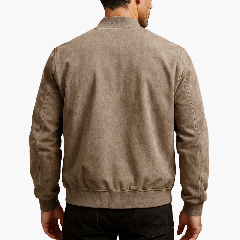 Herren-Bomberjacke im klassischen Slim-Fit-Design