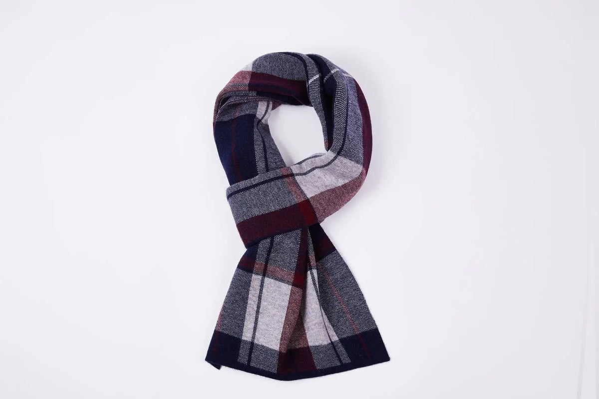 Unisex Karierter Schal Weiches Material Warmes Halstuch