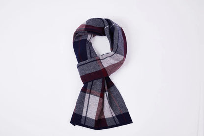 Unisex Karierter Schal Weiches Material Warmes Halstuch
