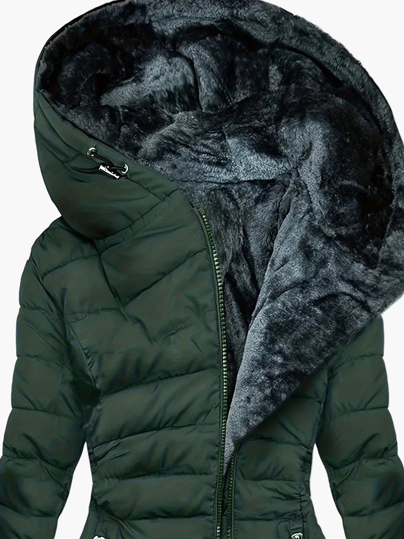Damen Steppmantel mit Kapuze – Eleganter Wintermantel für Alltag und Freizeit